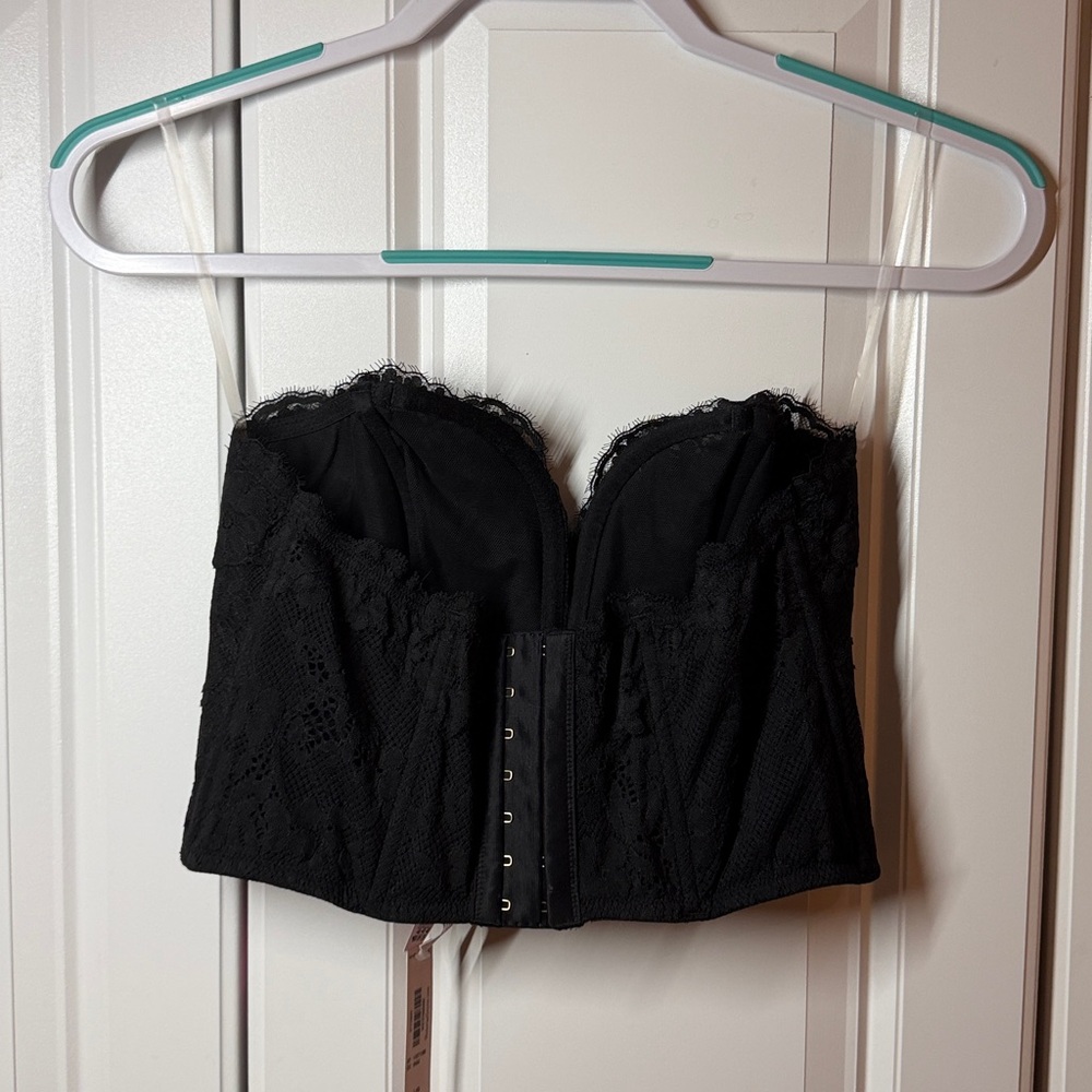 Victoria's Secret Black Lace Corset Top - Picture 3 of 4